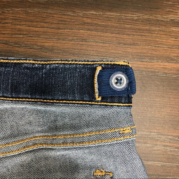 Old Navy Rolled Fray-Hem Jean Shorts Girls Size 10 - Picture 11 of 15